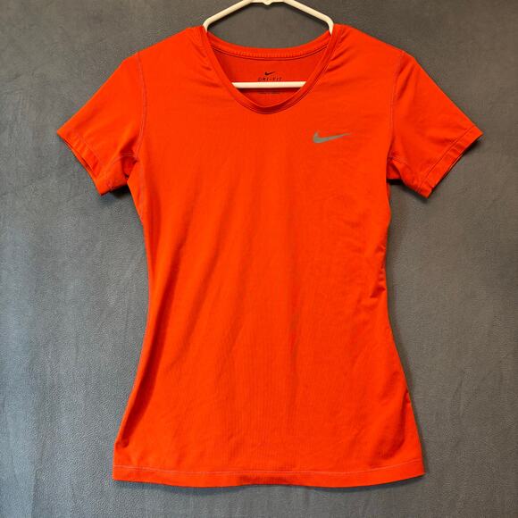Nike Dri-FIT Orange Player Issued Training Shirt M Athleisure Streetwear Bold - Picture 1 of 9